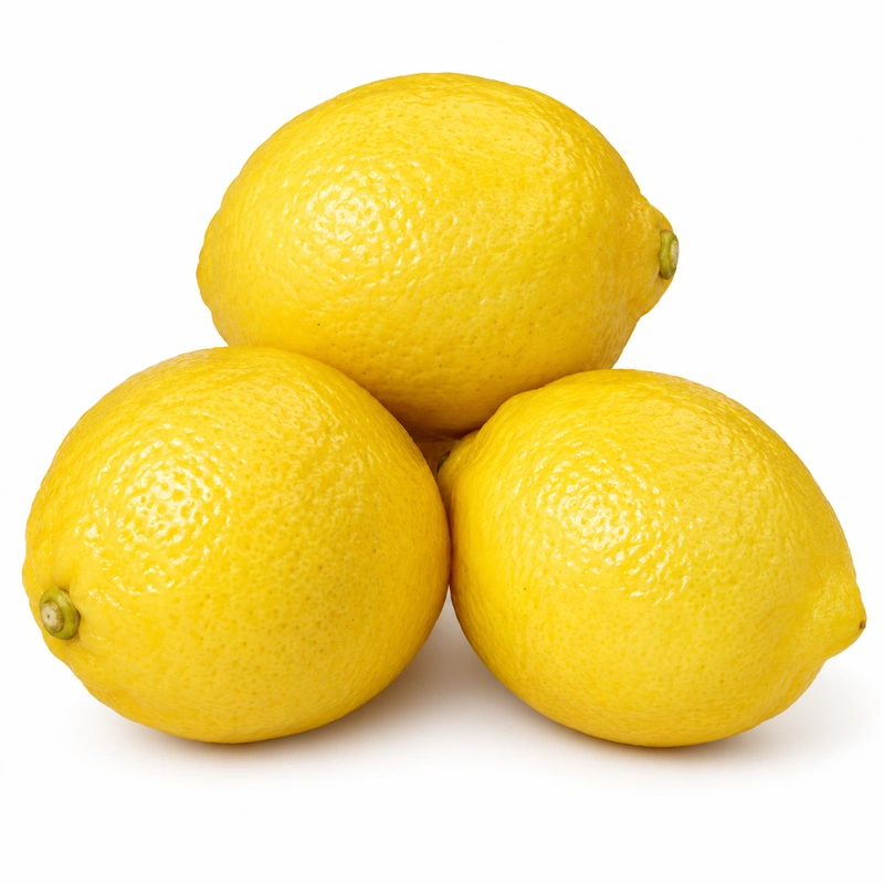 Sariwang Dilaw na Lemon na Pinili ng Kamay na Lemon
